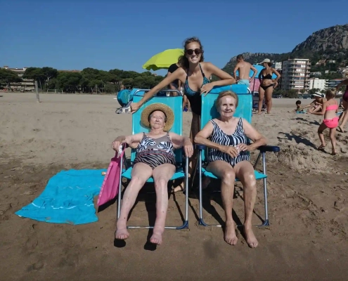 Parant el sol a la llongada de la platja de l'Estartit